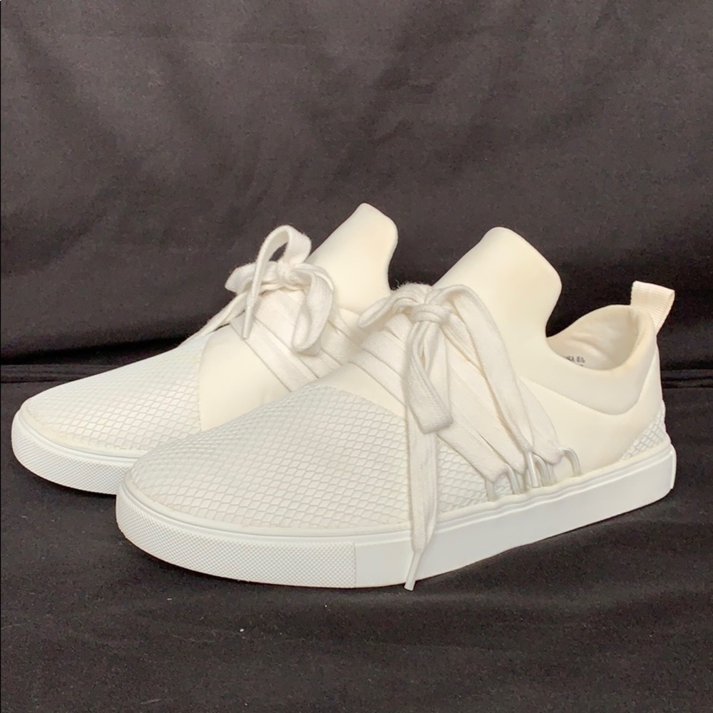 Brash white sneakers